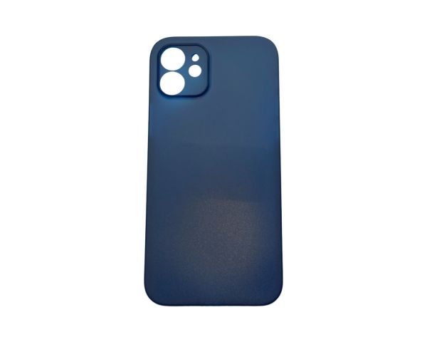 Iphone 12 Cover Blau, inkl. Schutzglas
