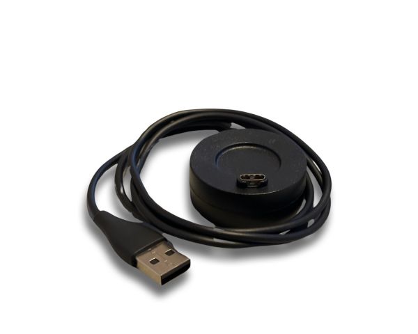 USB-Ladekabel Dock Ladegerät, Garmin Fenix 6/6s / 6x Pro, 5/5s / 5x - Schwarz, rund